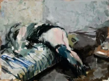 Fransk Studie (original) (innrammet)