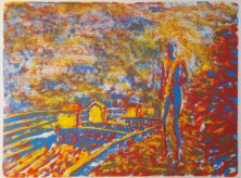 Løpende (1989) (Innrammet)