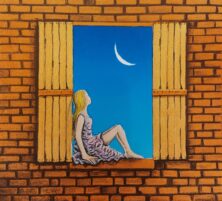 Sleepless under the moon