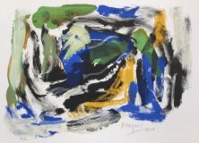 Blått kystbilde, 2014 (Innrammet)