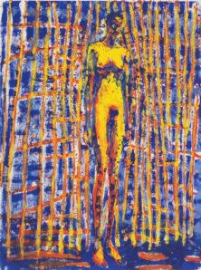 Stående, 1991 (innrammet)